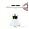 USB solar charging collapsible lampshade led light